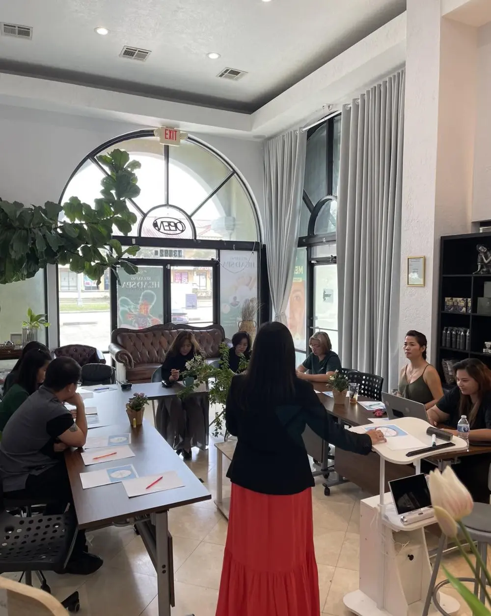 PMU training class at VyBrows Beauty Academy in Houston