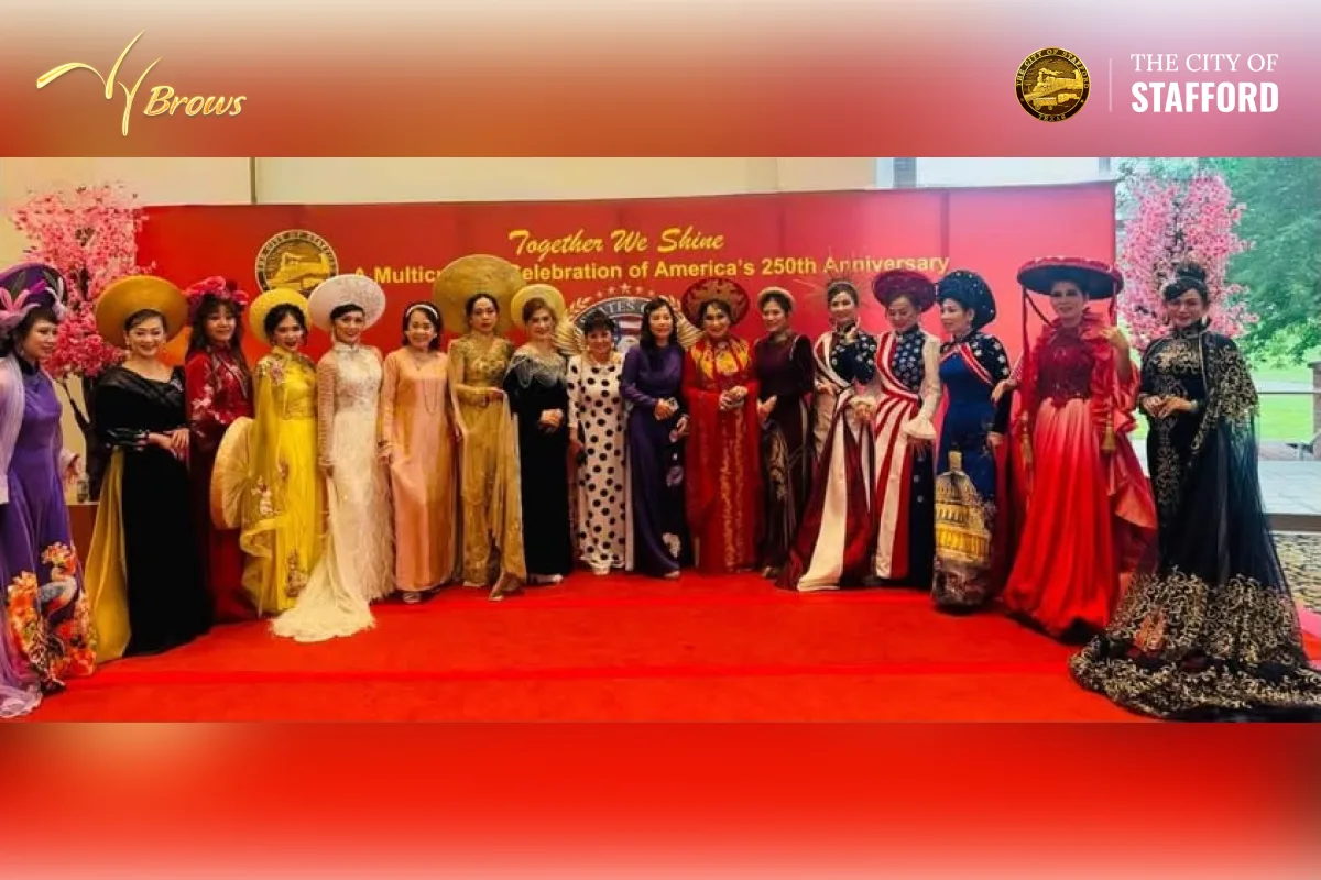 Team Áo Dài Việt Nam dưới sự Đạo diễn của CEO Thanh Vy — Together We Shine 2026